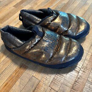 North Face Nuptse Metallic